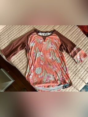 Dakine Tropical Hibiscus Pink MTB Jersey - sz M
